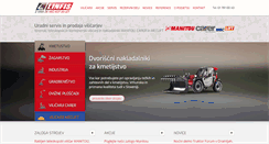 Desktop Screenshot of linfis.si